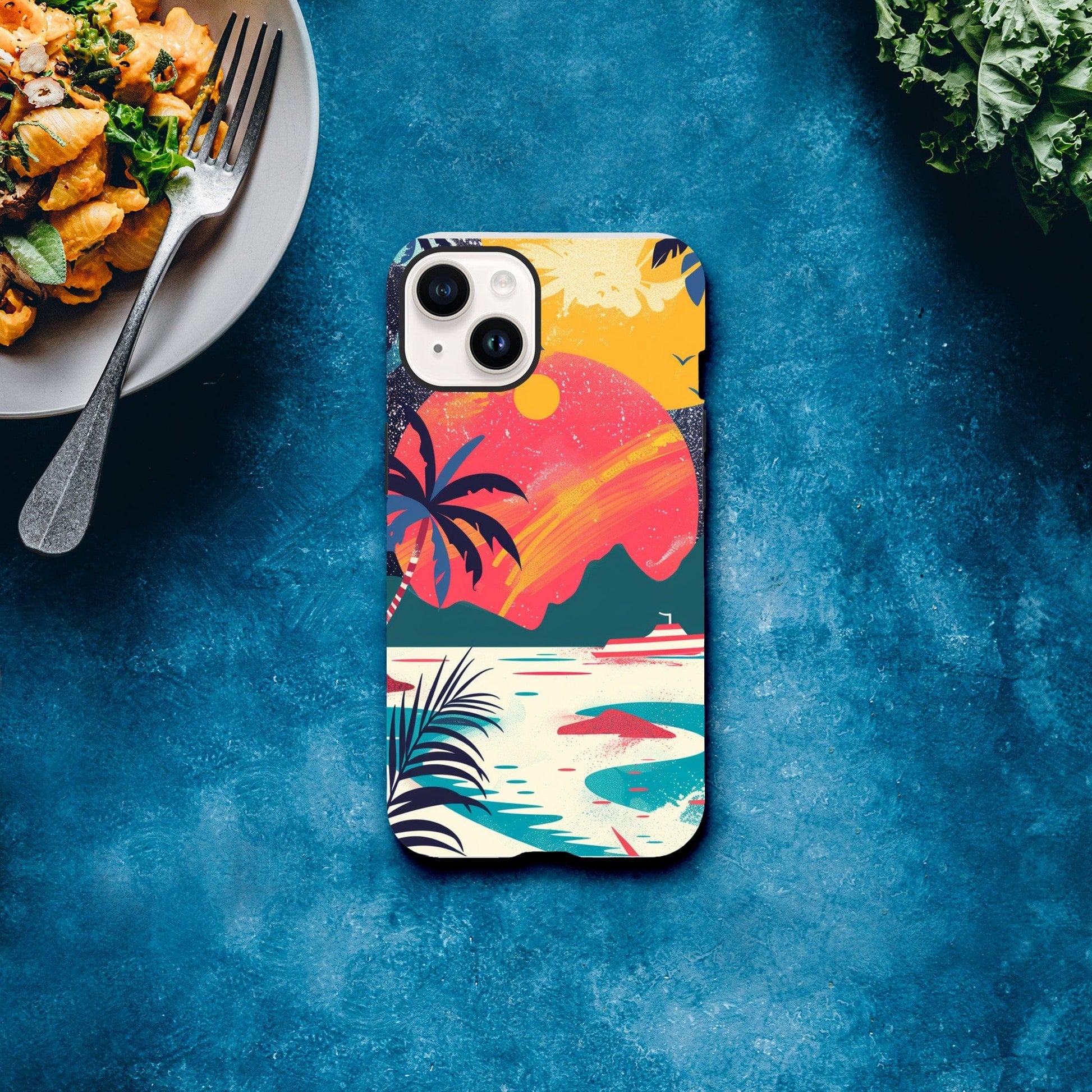 TrendyGuard Print Material Tough case / Apple - iPhone 14 Retro Sun iPhone & Samsung Cases