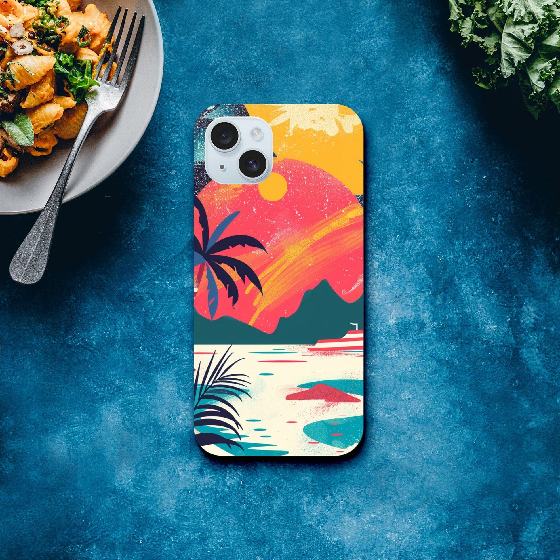 TrendyGuard Print Material Tough case / Apple - iPhone 15 Plus Retro Sun iPhone & Samsung Cases