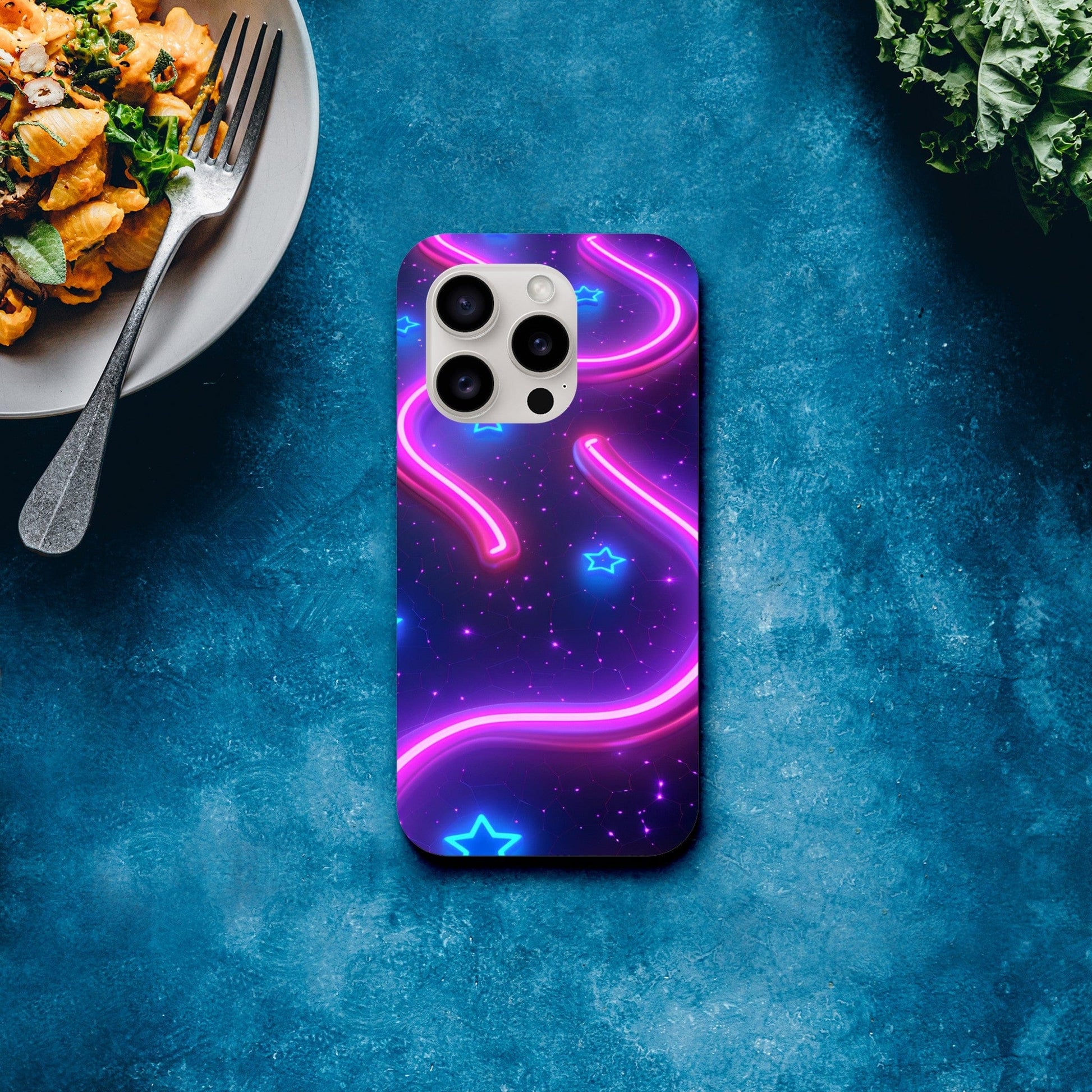 TrendyGuard Print Material Tough case / Apple - iPhone 15 Pro Neon Pathways iPhone & Samsung Cases