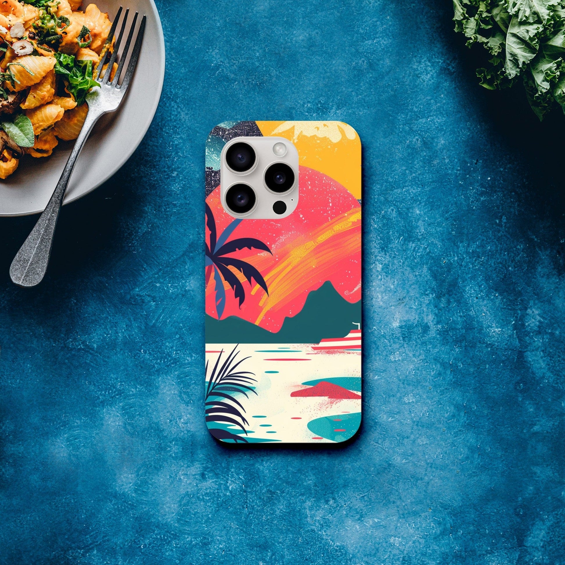 TrendyGuard Print Material Tough case / Apple - iPhone 15 Pro Retro Sun iPhone & Samsung Cases