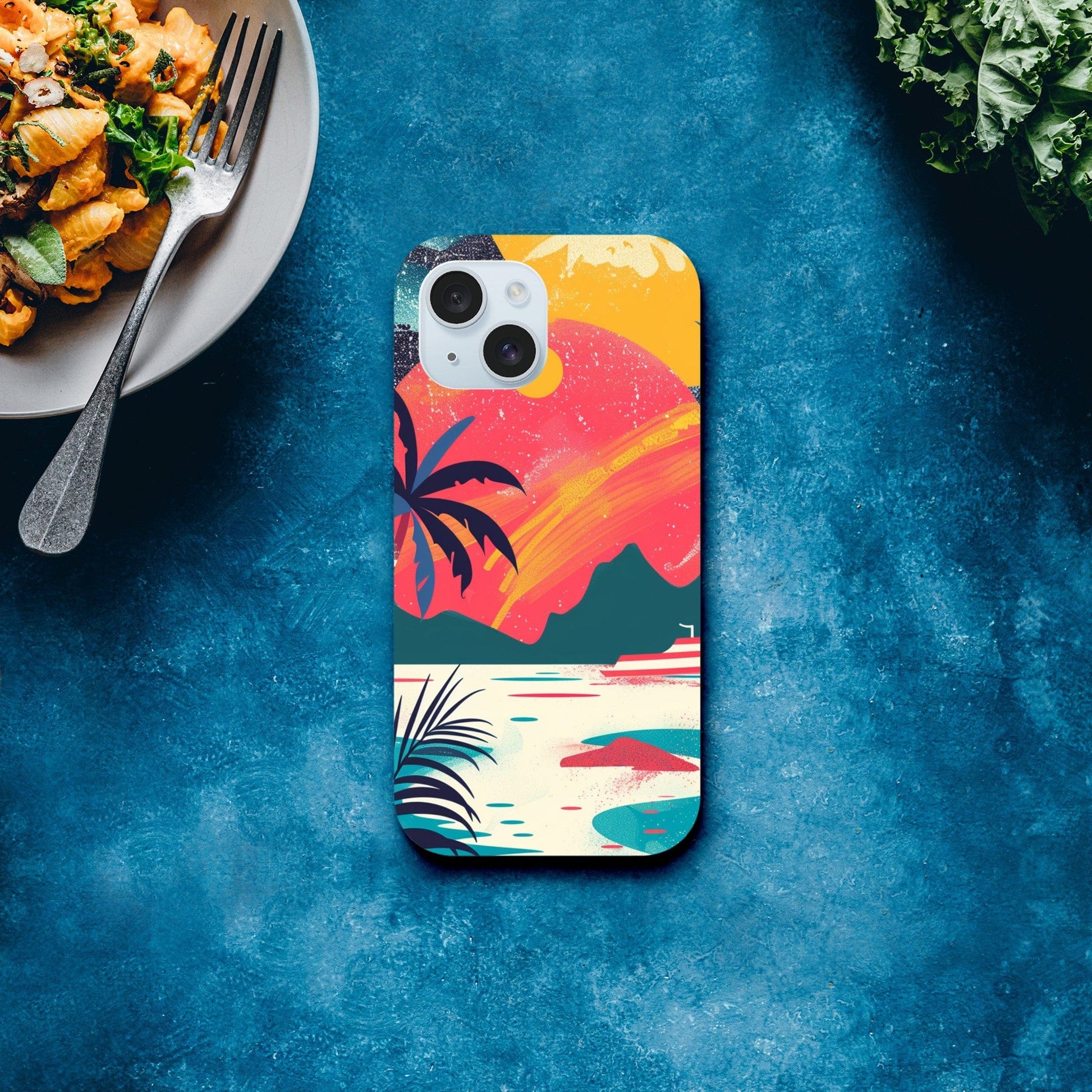 TrendyGuard Print Material Tough case / Apple - iPhone 15 Retro Sun iPhone & Samsung Cases