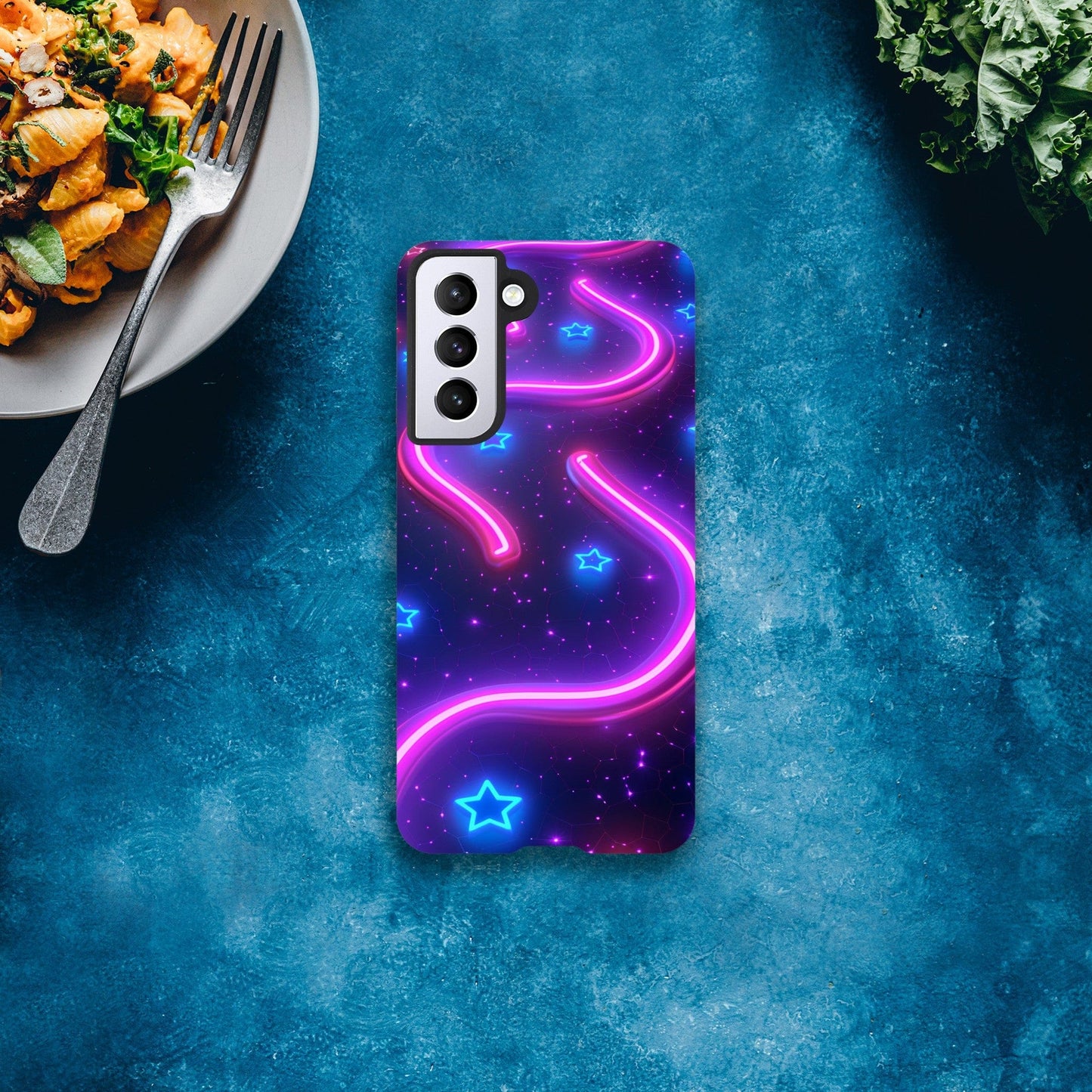 TrendyGuard Print Material Tough case / Samsung - Galaxy S21 Neon Pathways iPhone & Samsung Cases