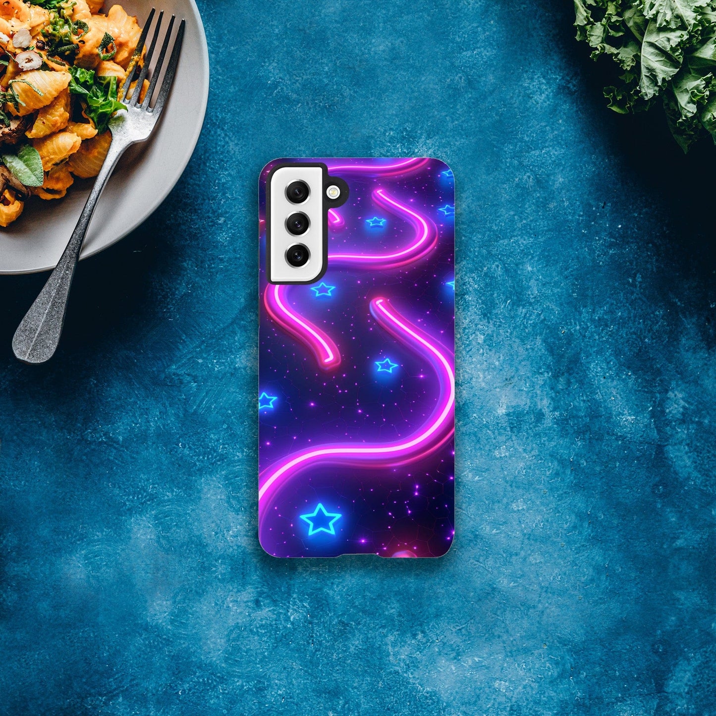 TrendyGuard Print Material Tough case / Samsung - Galaxy S21 Plus Neon Pathways iPhone & Samsung Cases