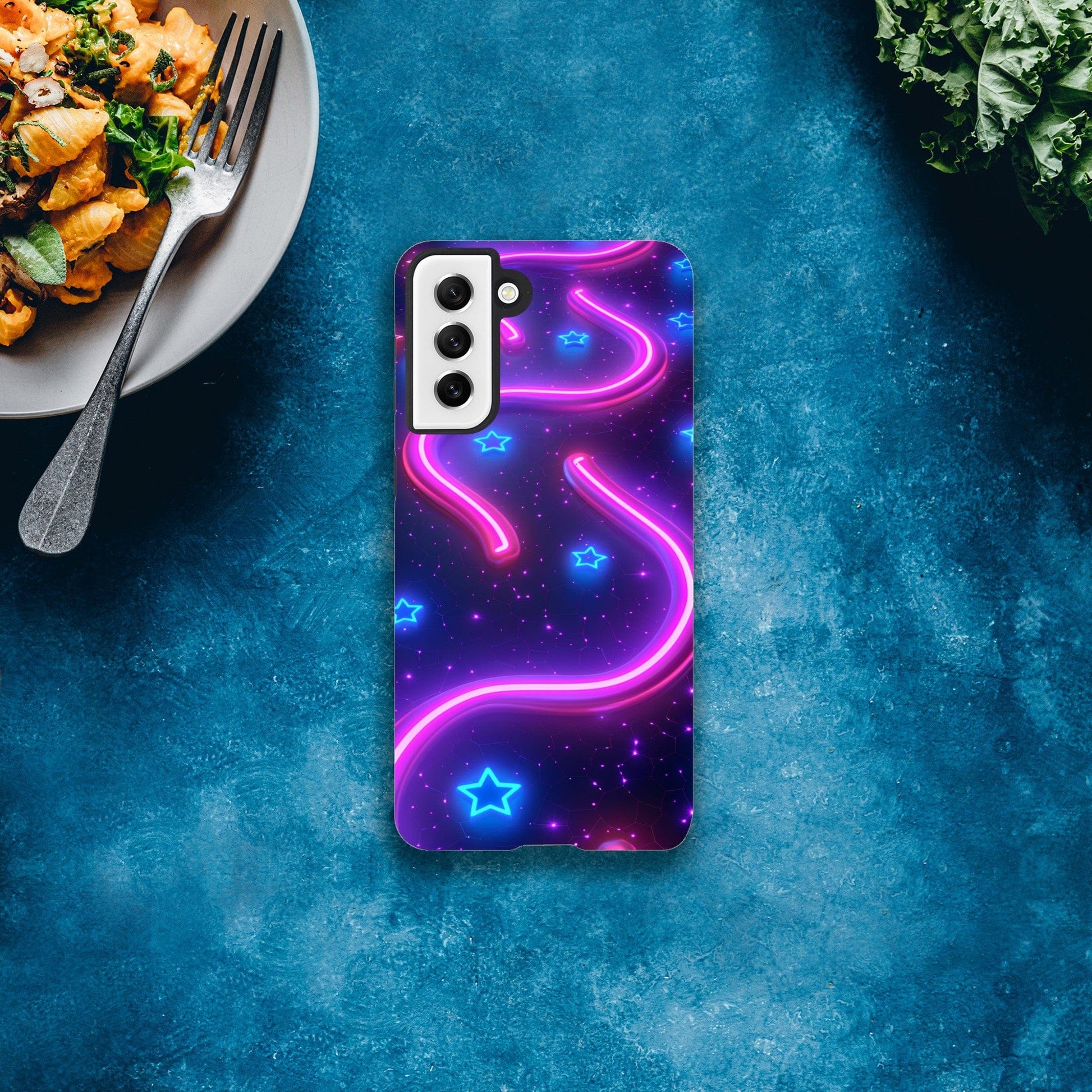 TrendyGuard Print Material Tough case / Samsung - Galaxy S21 Plus Neon Pathways iPhone & Samsung Cases