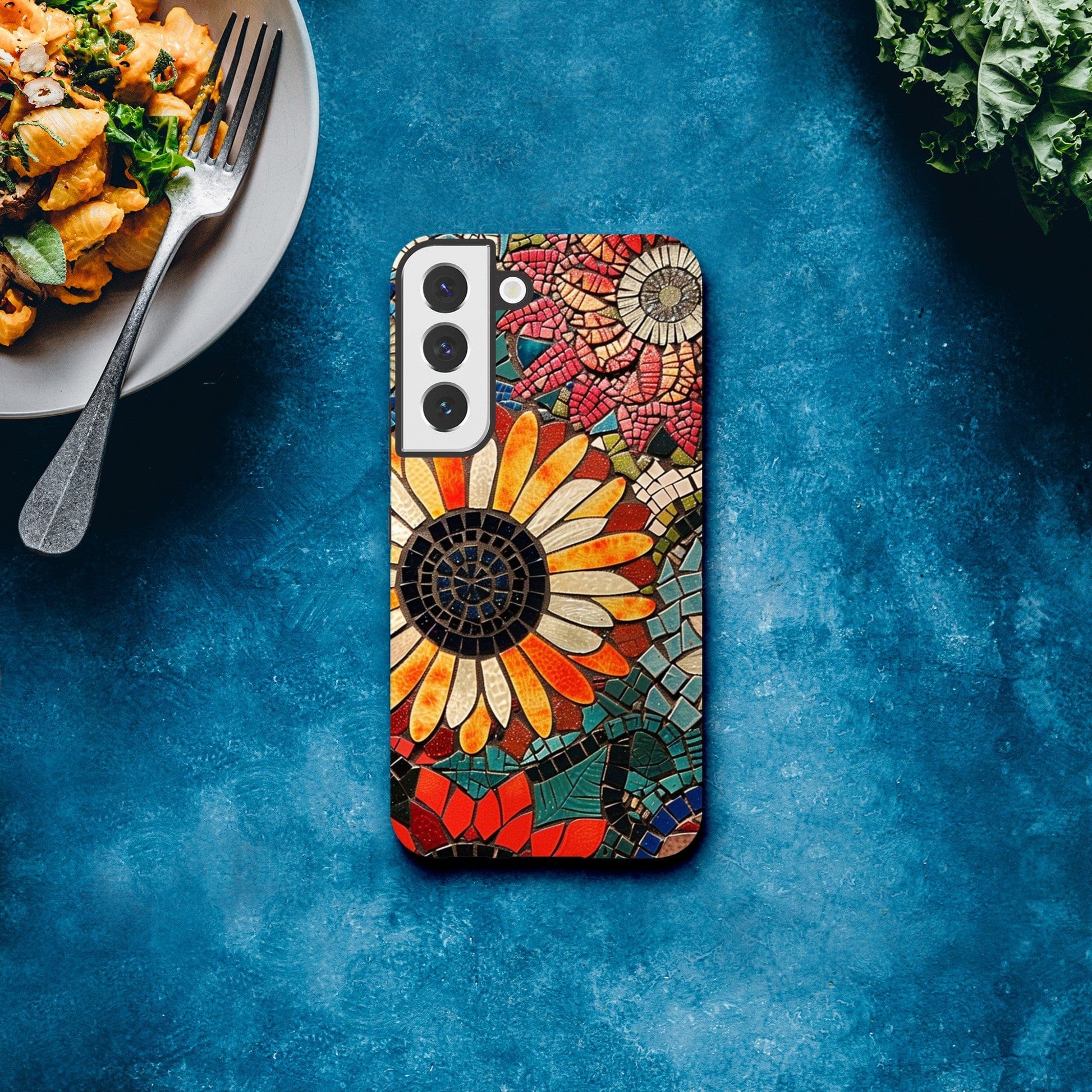 TrendyGuard Print Material Tough case / Samsung - Galaxy S22 Floral Garden Tile iPhone & Samsung Cases
