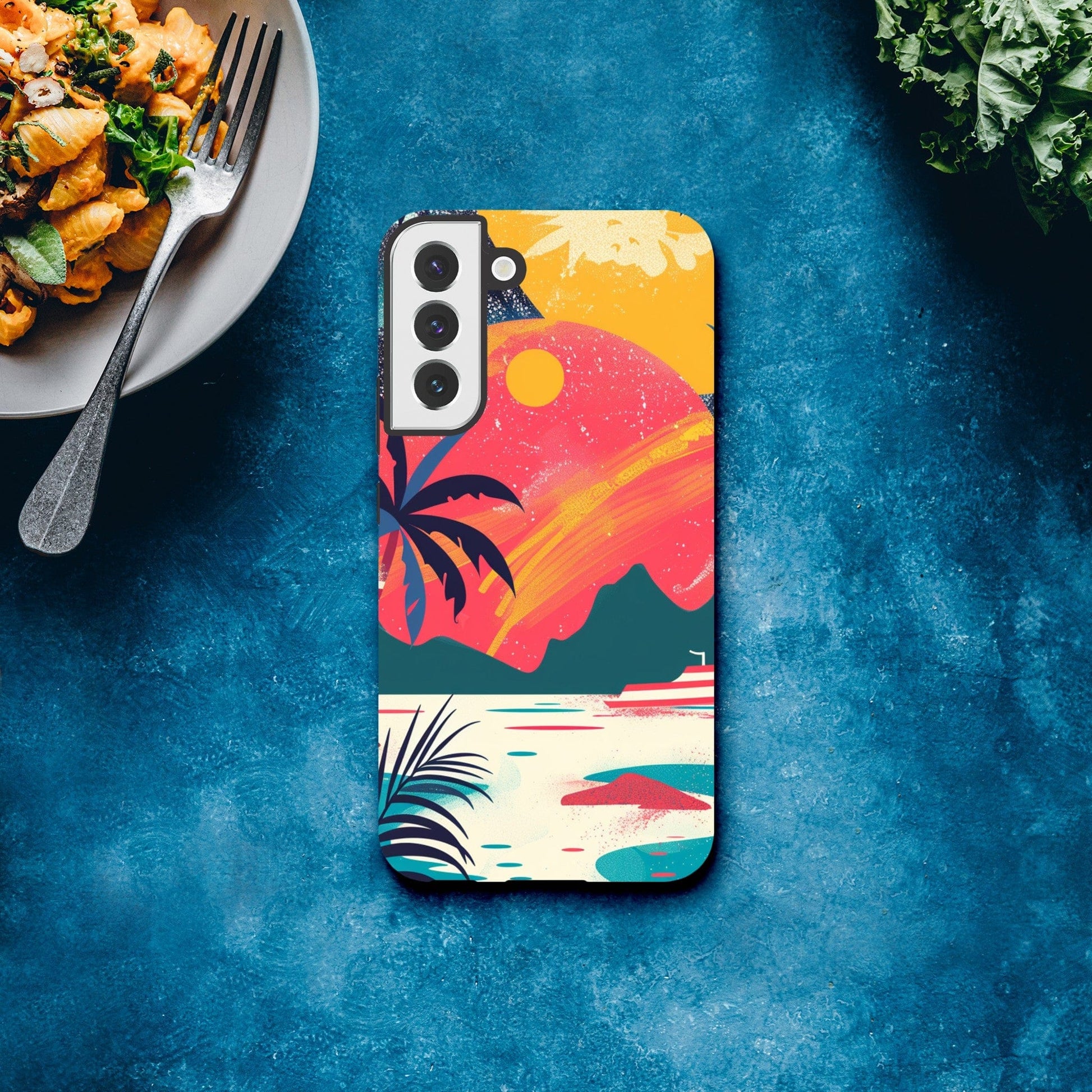 TrendyGuard Print Material Tough case / Samsung - Galaxy S22 Plus Retro Sun iPhone & Samsung Cases
