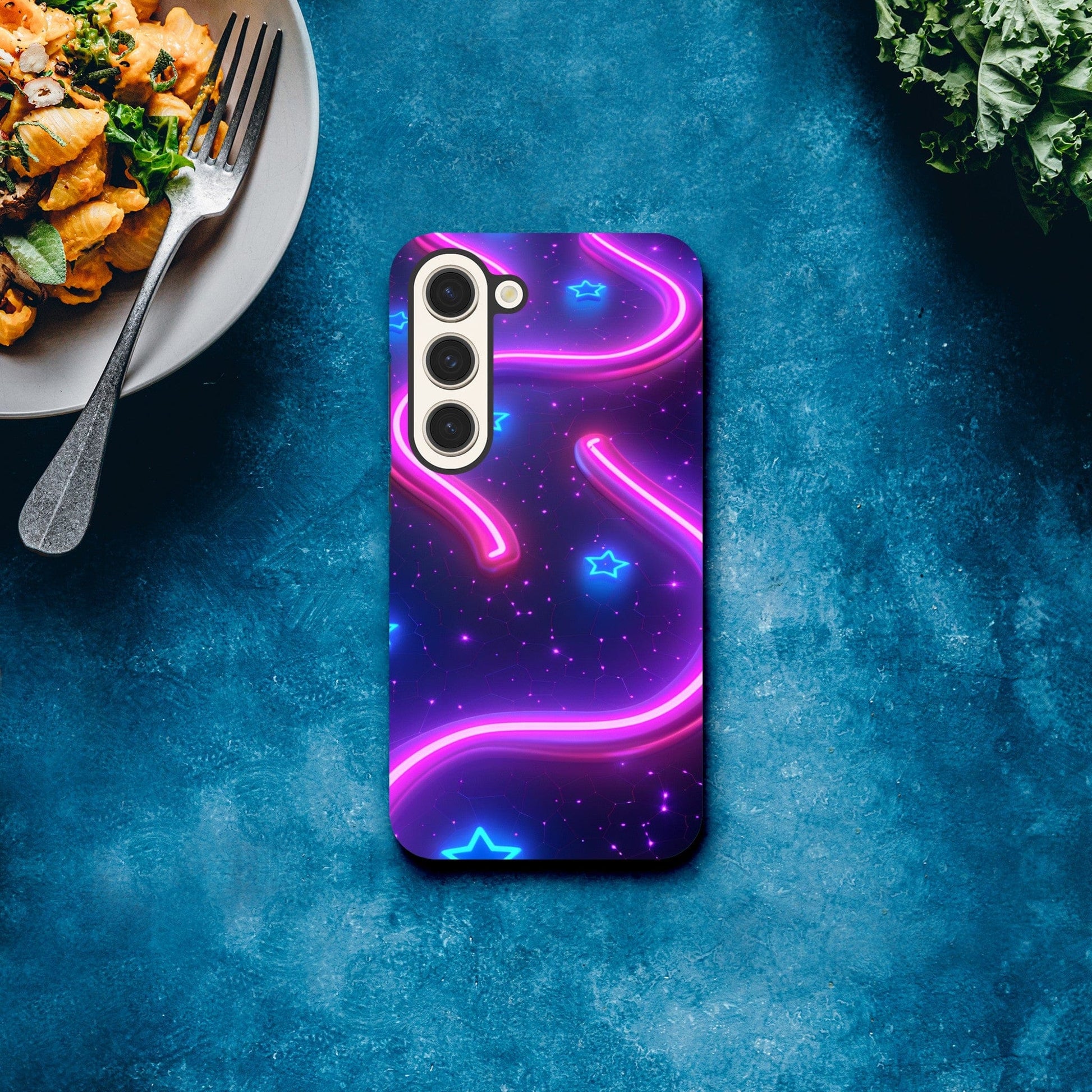 TrendyGuard Print Material Tough case / Samsung - Galaxy S23 Neon Pathways iPhone & Samsung Cases