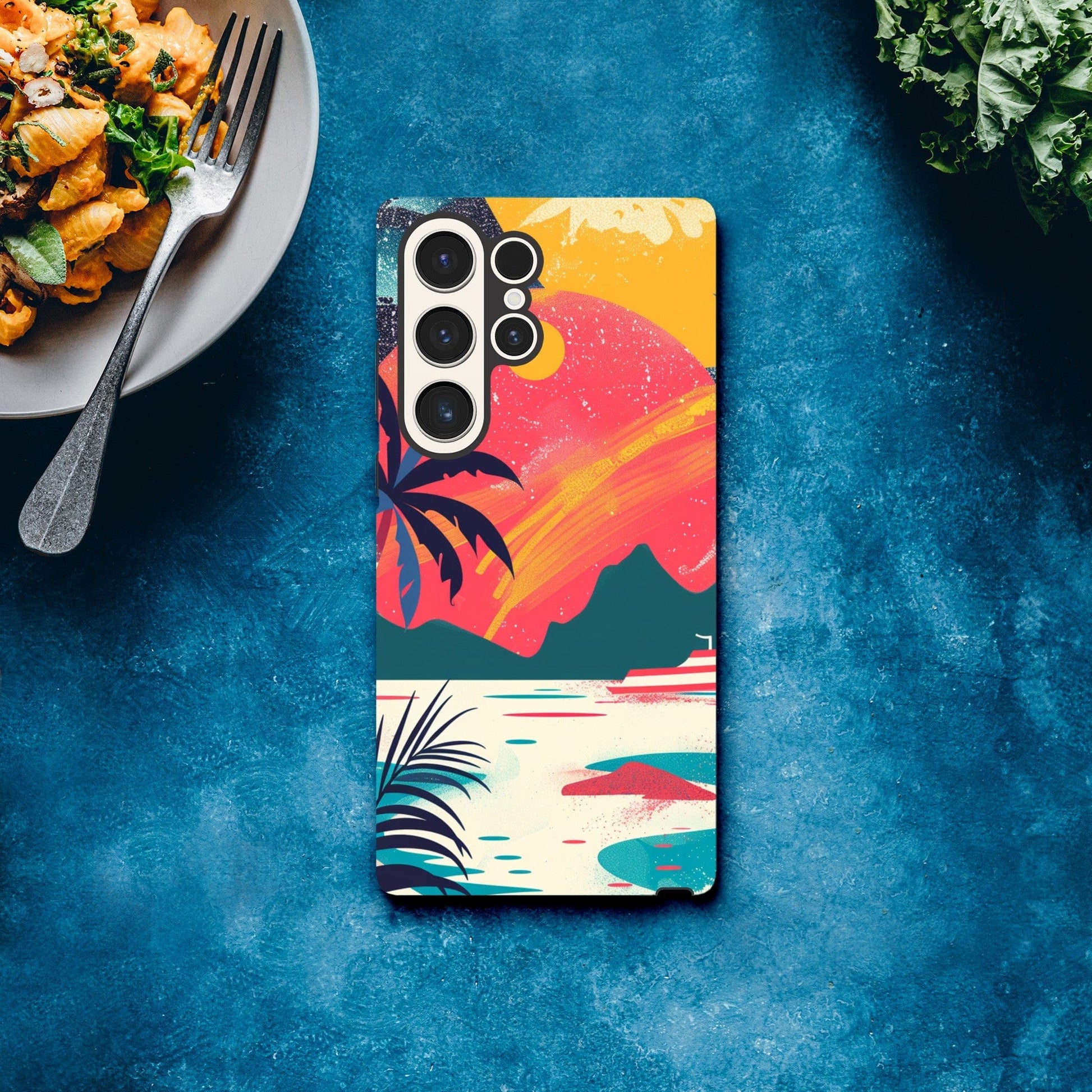 TrendyGuard Print Material Tough case / Samsung - Galaxy S23 Ultra Retro Sun iPhone & Samsung Cases