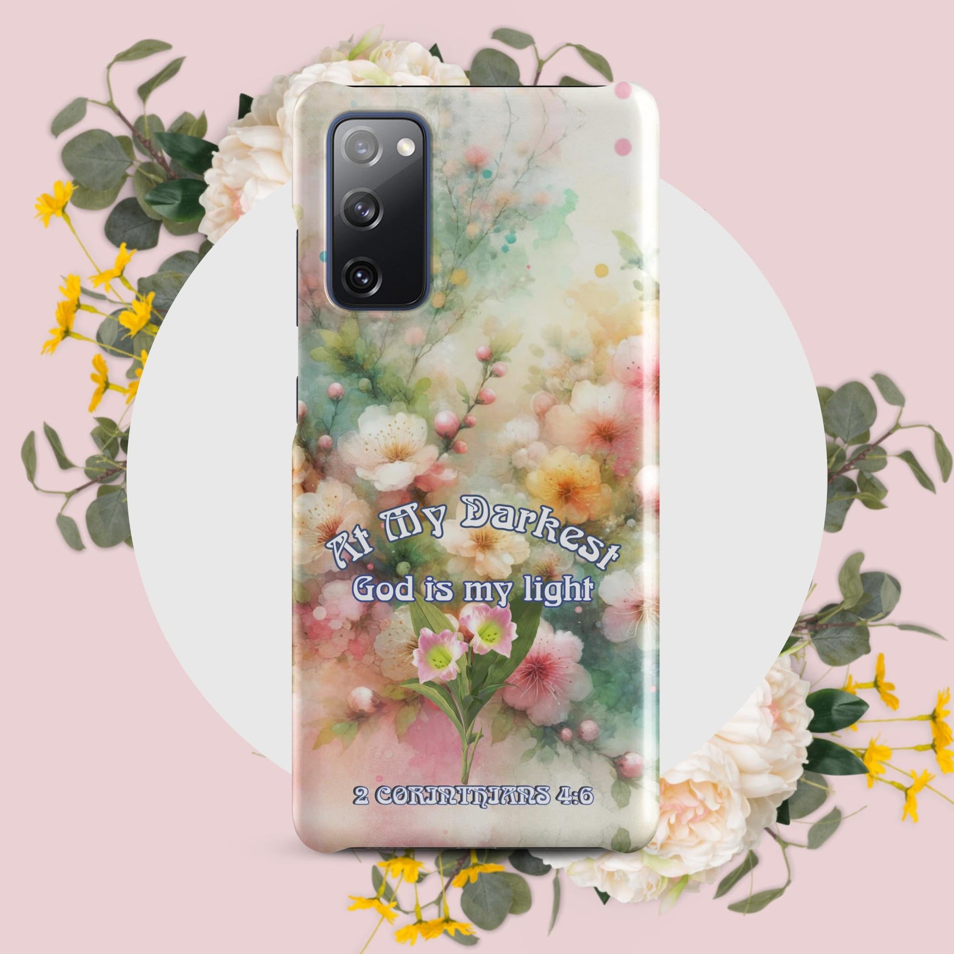 Trendyguard Samsung Galaxy S20 FE At My Darkest God Is My Light Snap case for Samsung®