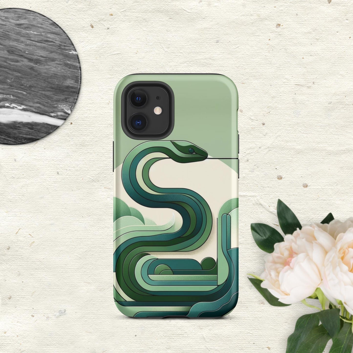 The Hologram Hook Up Snake Icon Tough Case for iPhone®