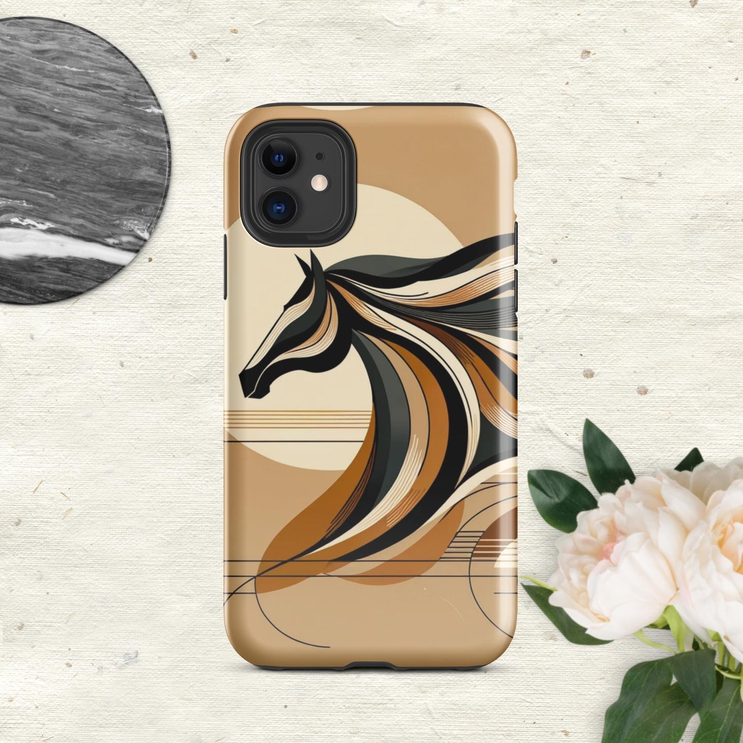 The Hologram Hook Up Glossy / iPhone 11 Horse Icon Tough Case for iPhone®
