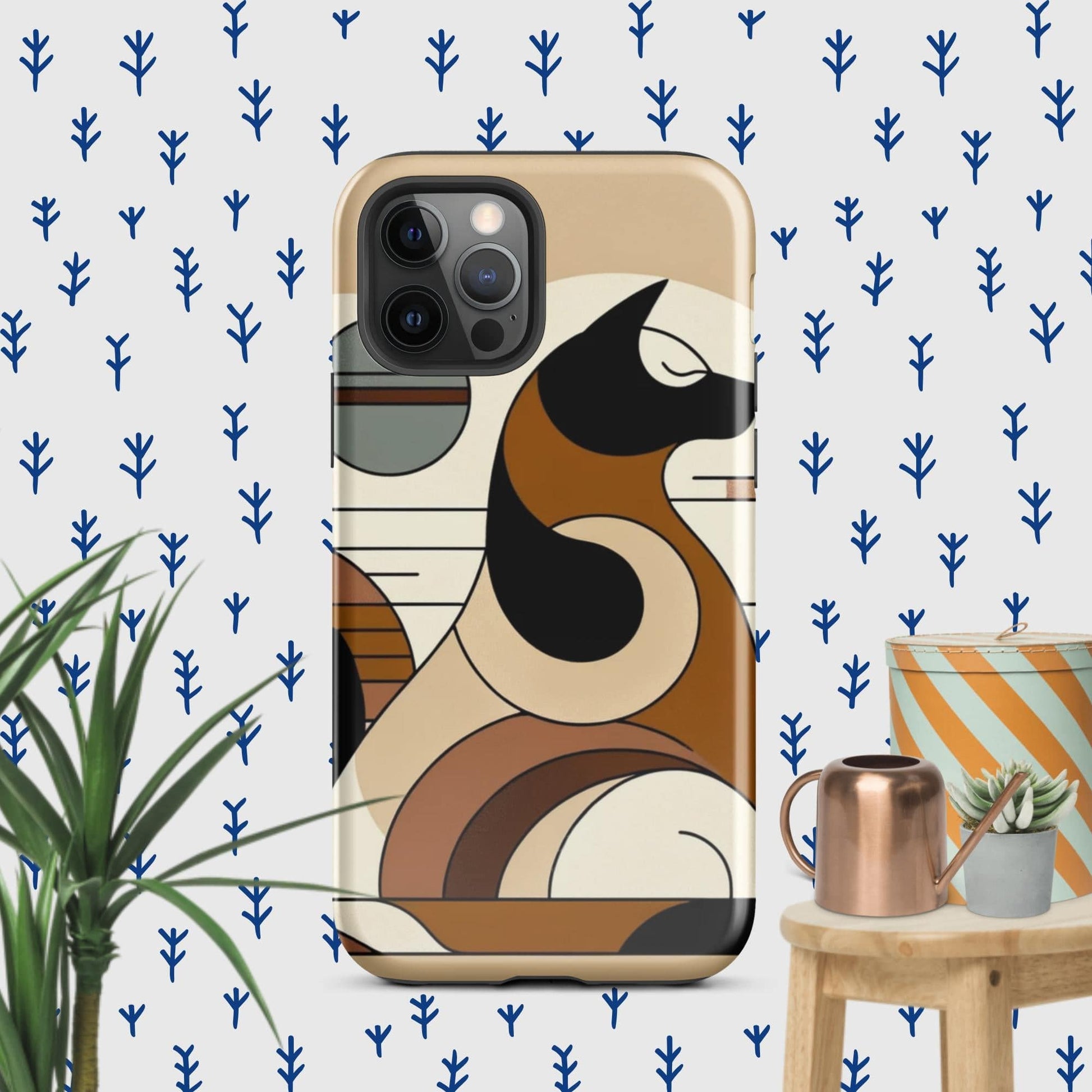 The Hologram Hook Up Glossy / iPhone 12 Pro Dog Icon Tough Case for iPhone®