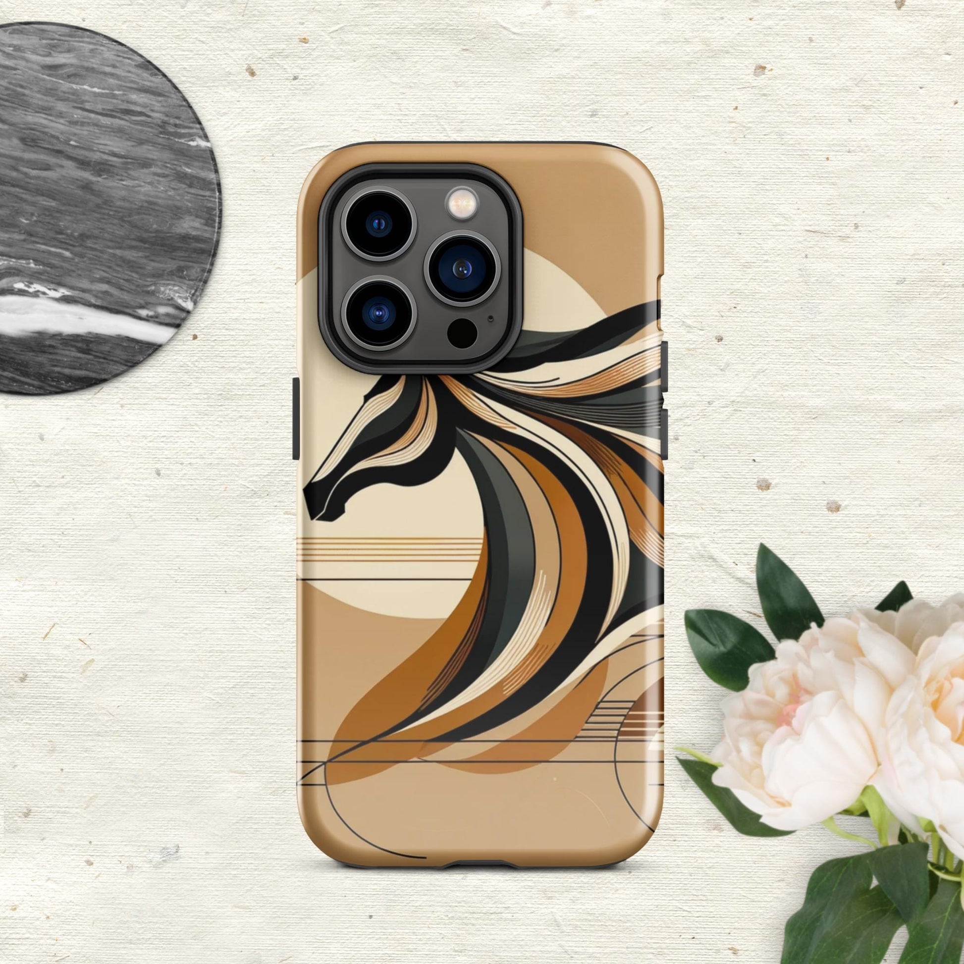 The Hologram Hook Up Glossy / iPhone 14 Pro Horse Icon Tough Case for iPhone®